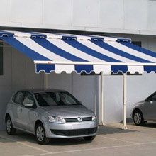 Car Parking Retractable Awnings System